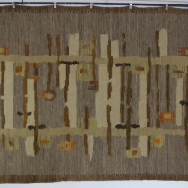 Image of Mid-Century Polish Abstract Tapestry